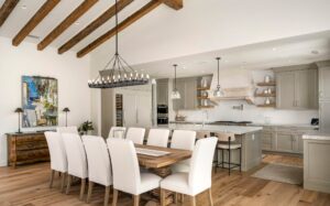 Bright luxury kitchen in a Scottsdale, Arizona home, ideal for families relocating from Texas to Scottsdale luxury real estate.